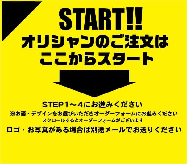 オリジナルシャンパン誕生日プレゼントオーダー手順説明画像